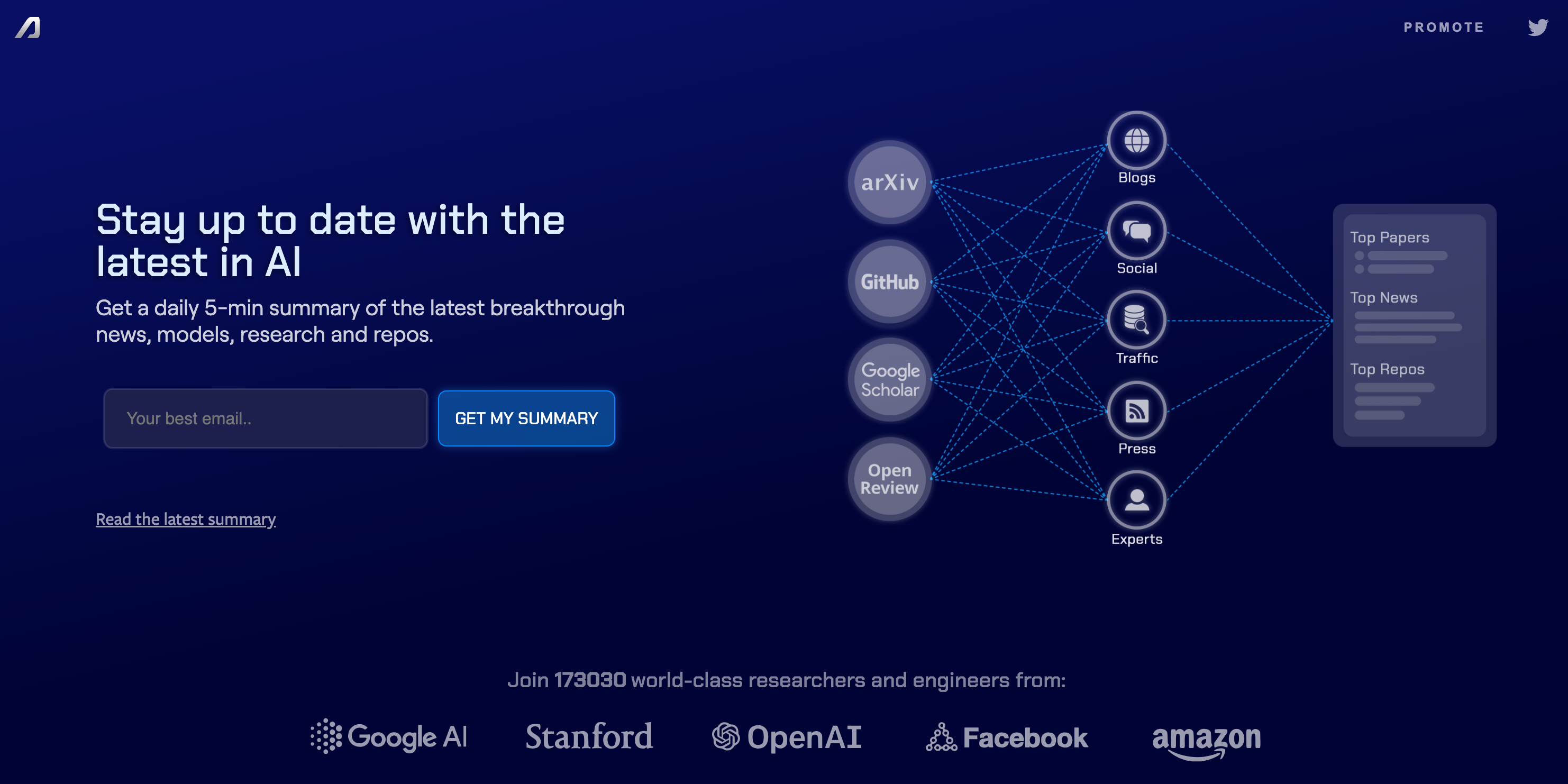 Alpha Signal Landing Page